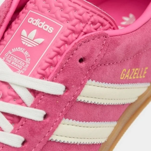 Adidas Gazelle Indoor Pink Suede Sneakers - Picture 4 of 12